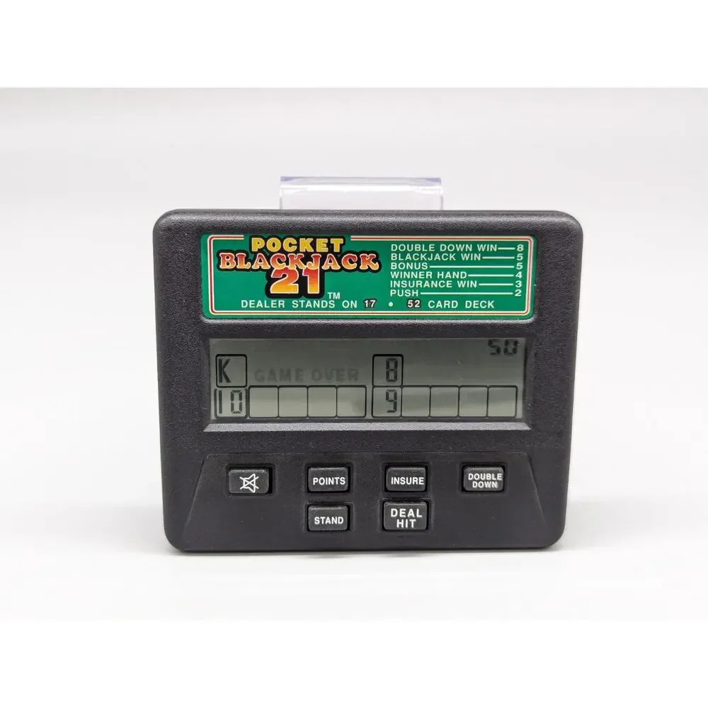 Radica 1350 Pocket Blackjack 21 Handheld Electronic Game Tested